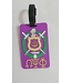 ΩΨΦ OPP PVC Luggage Tag  w/ Shield (FA25)