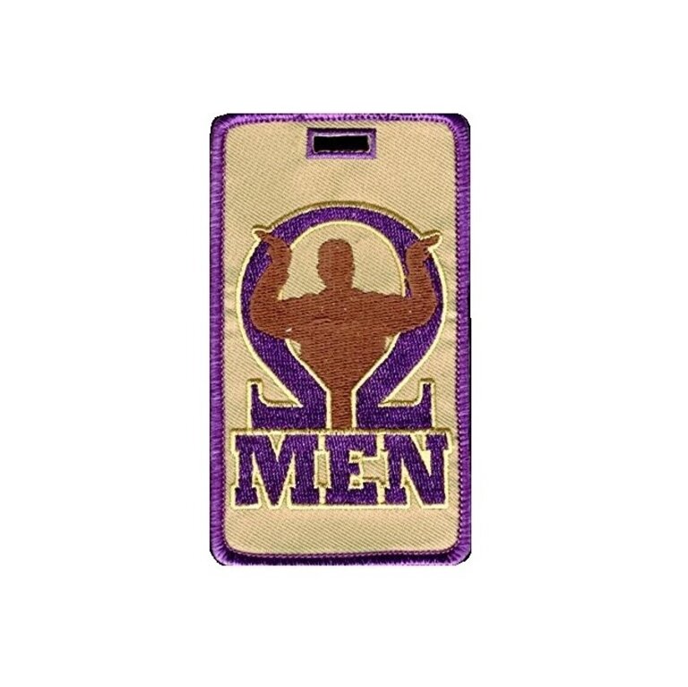 ΩΨΦ OPP "MEN" Embroidery Luggage Tag