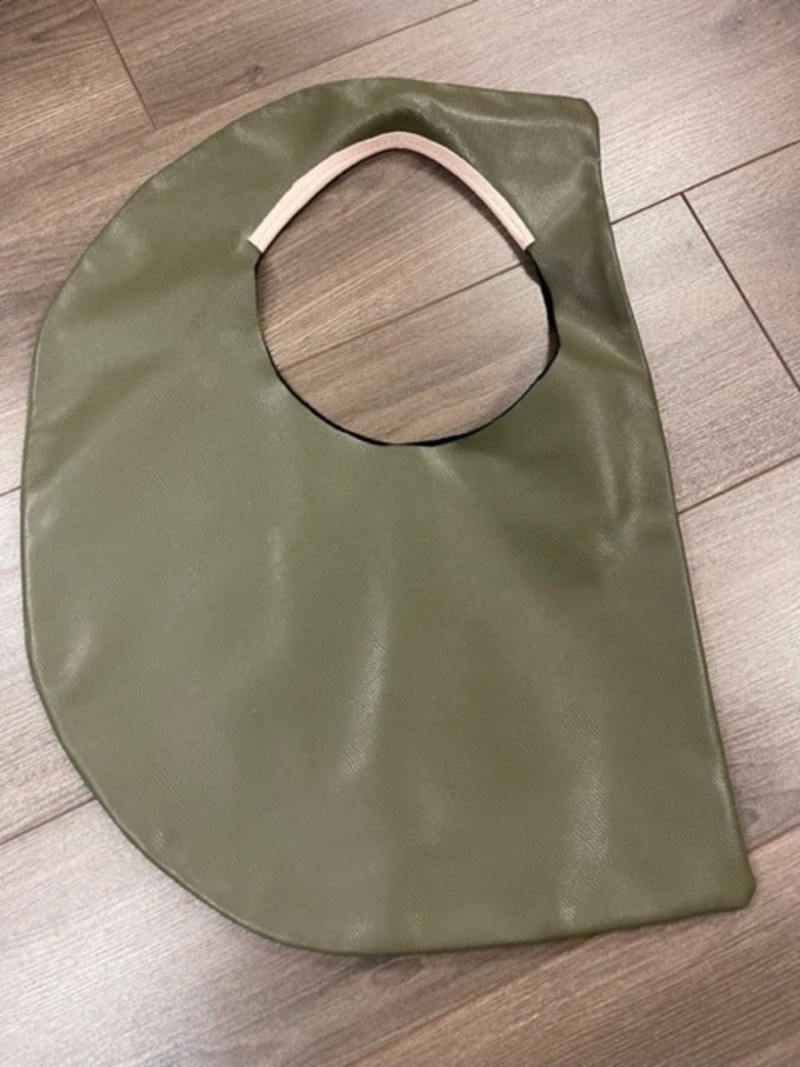 Olive and Baby Pink D Bag