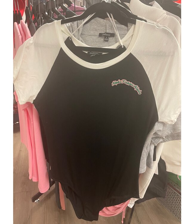 ΑΚΑ AKA Black/White  Bodysuit