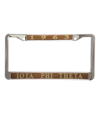ΙΦΘ SALE! IPT Iota Phi Theta License Plate Holder (SP26) 50% off