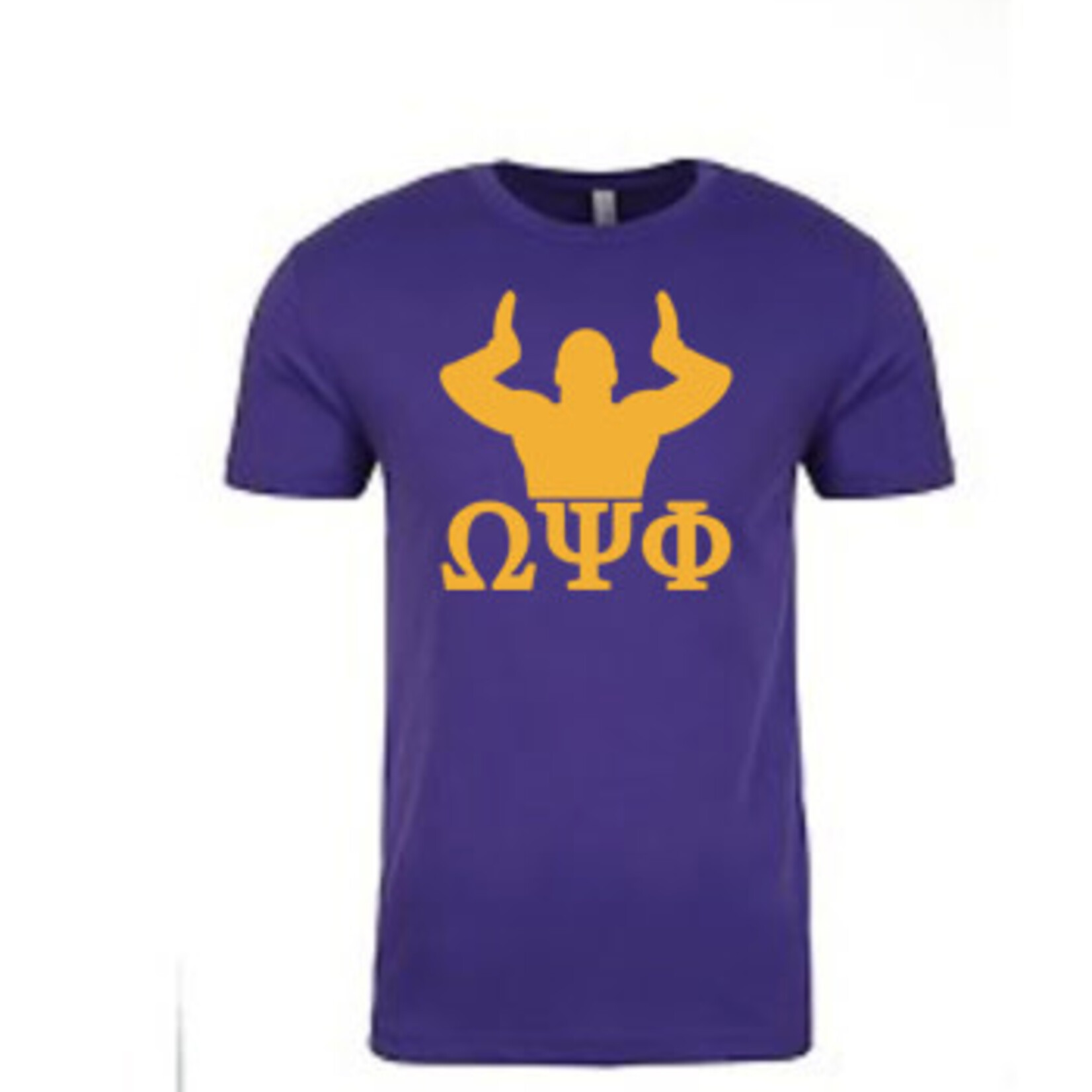 ΩΨΦ Hooks Purple Tee