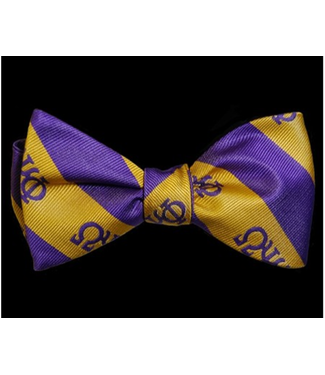 ΩΨΦ Silk Bow Tie & Handkerchief Set