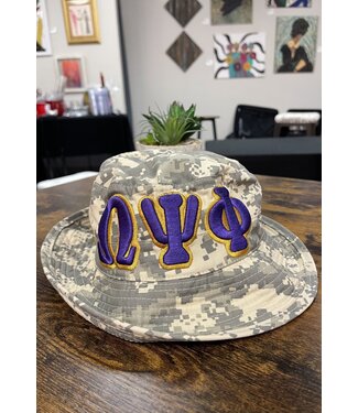 ΩΨΦ OPP Digi Camo Bucket Hat