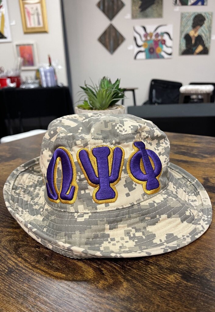 ΩΨΦ OPP Digi Camo Bucket Hat