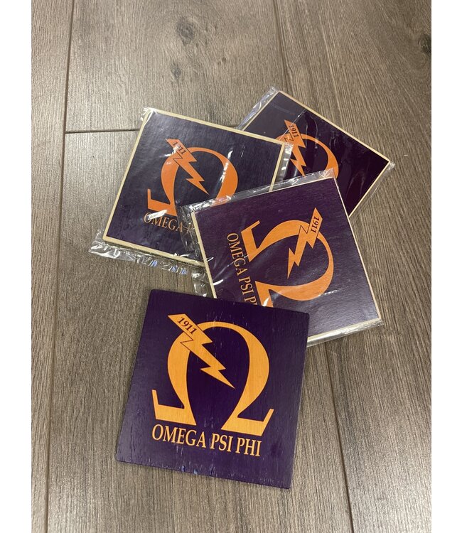 ΩΨΦ Custom Designed Coaster