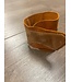 W Cowhide-Leather-Suede Cuffs