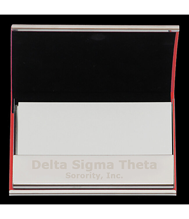 ΔΣΘ DST Laser Engraved Business Card Holder