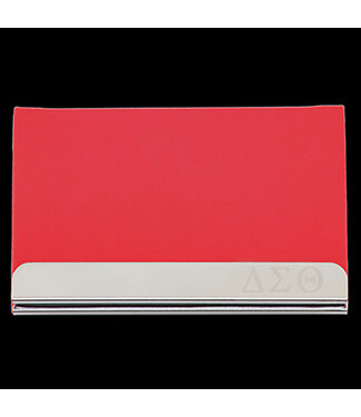 ΔΣΘ DST Laser Engraved Business Card Holder (FA25)