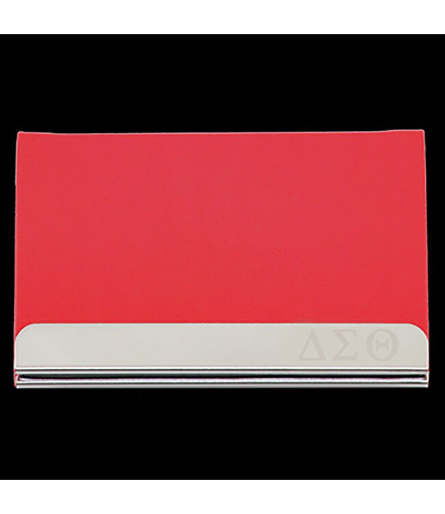 ΔΣΘ DST Laser Engraved Business Card Holder