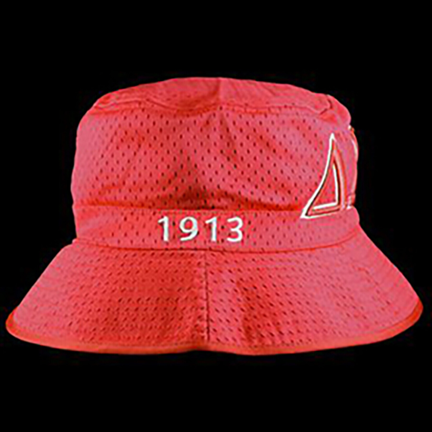 ΔΣΘ DST Red Mesh Embroidered Bucket Hat