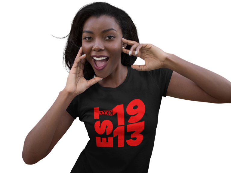 ΔΣΘ DST EST 1913 Black Fitted Ideal Crew (XL) 2025
