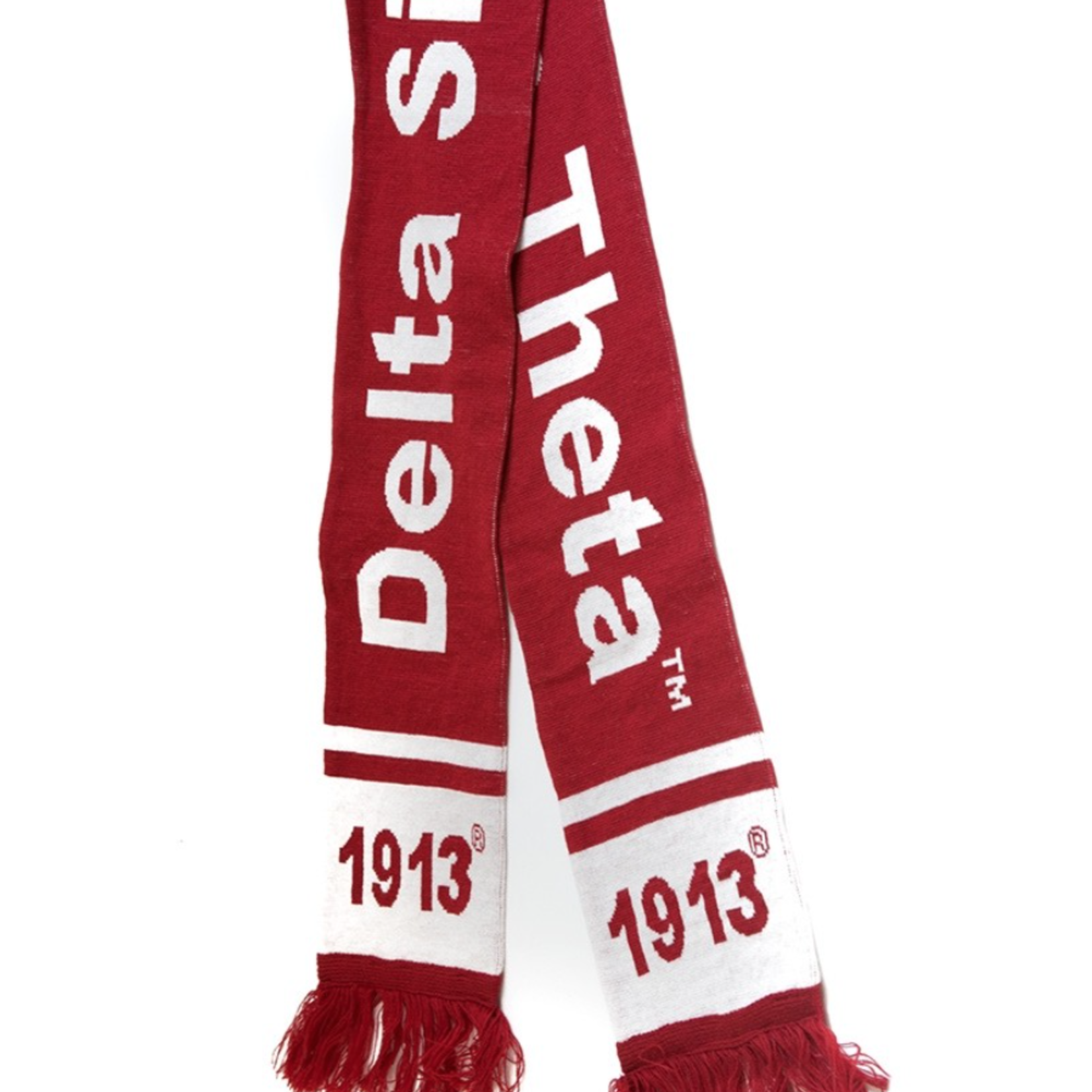 DST Knit Scarf Red  (I2)