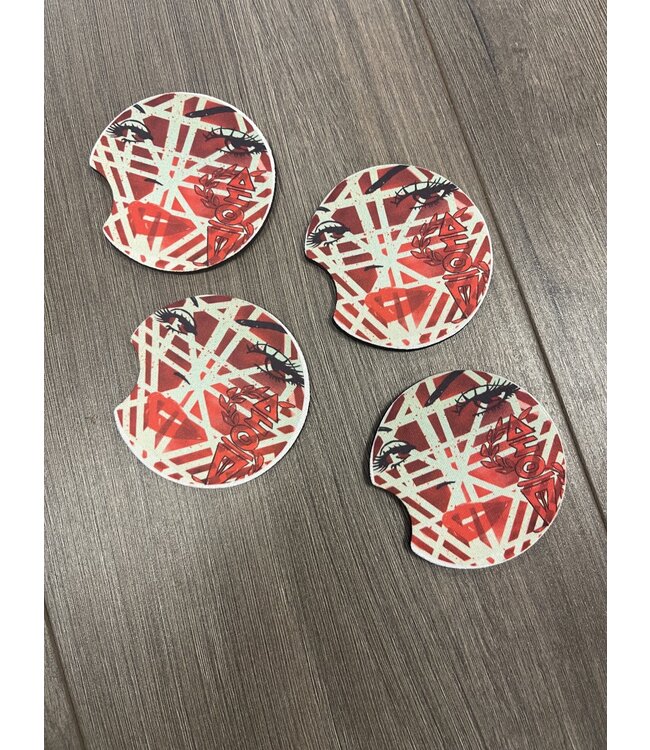 ΔΣΘ DST Car Cupholder Pad