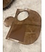 Cowhide D Bag with Brown Leather and Pouch