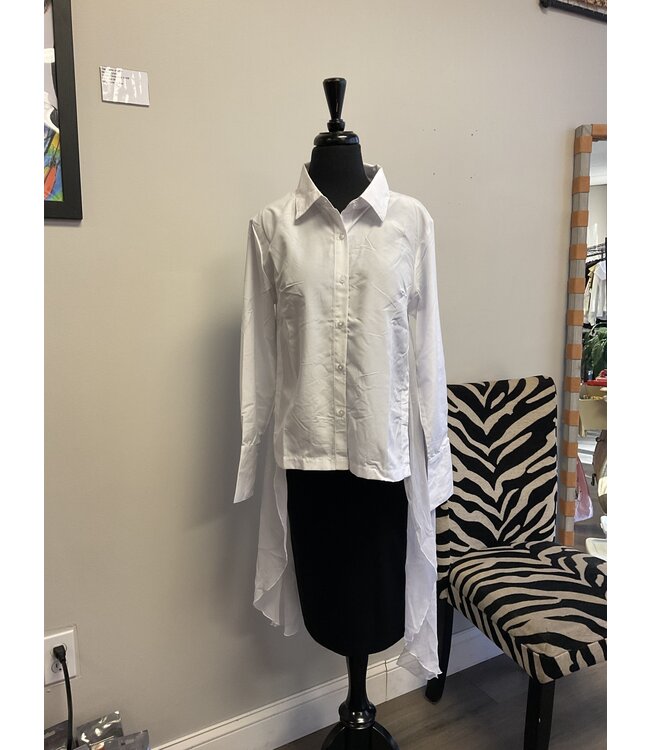 ΔΣΘ DST White Dress shirt with Chiffon Back (Q2)