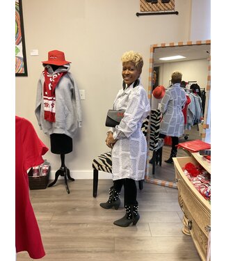W Love Beyond Words Shirt Dress
