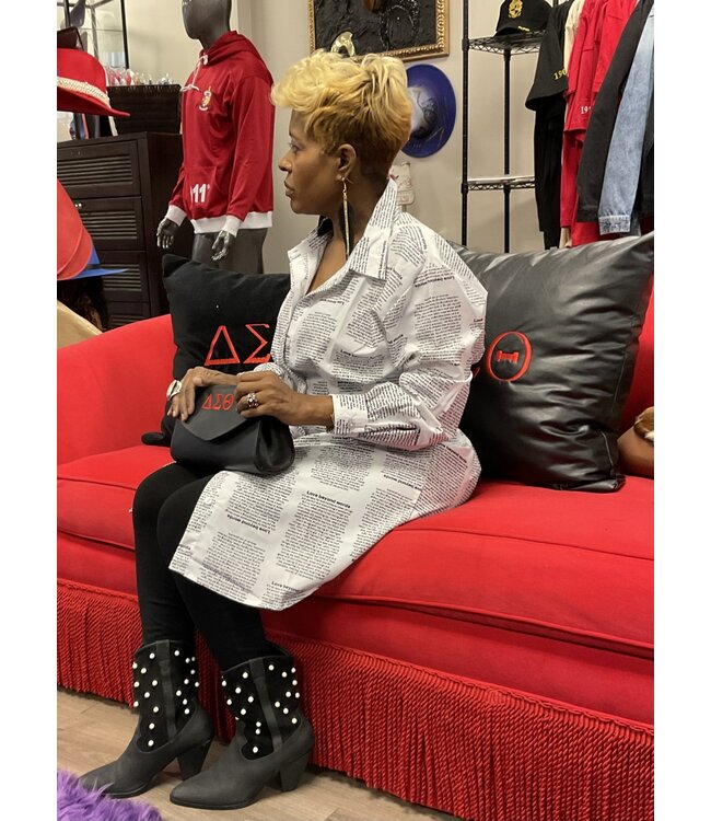 W Love Beyond Words Shirt Dress