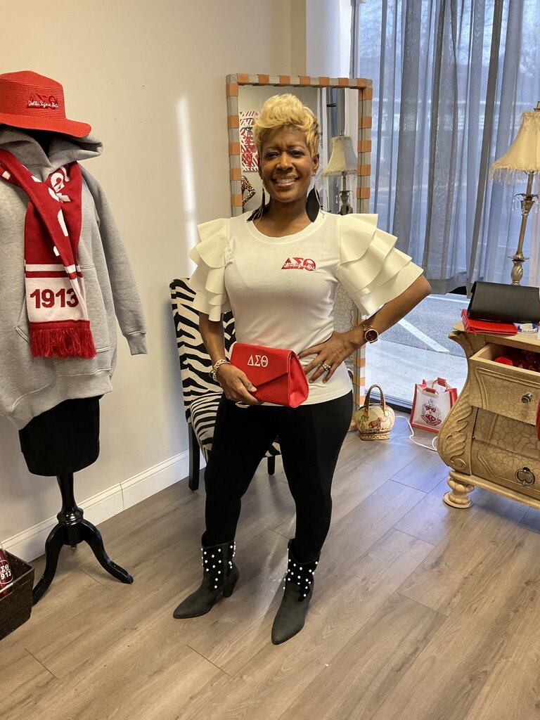 ΔΣΘ DST Cream  Butterfly Top (red or white logo) 2025