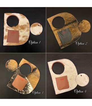 ΔΣΘ DST Cowhide & Leather D Bag w/Pouch (9 Styles) 2025