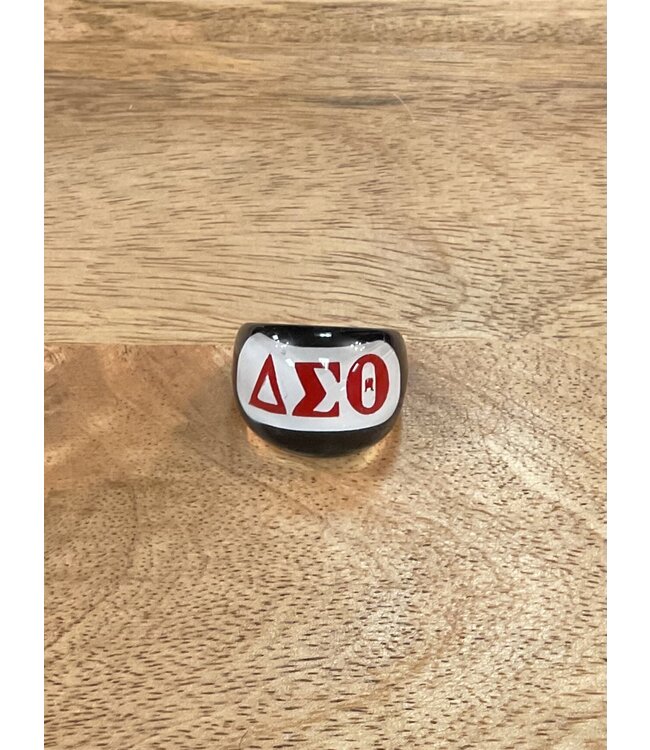 ΔΣΘ NEW! DST Fun clear handcrafted rings