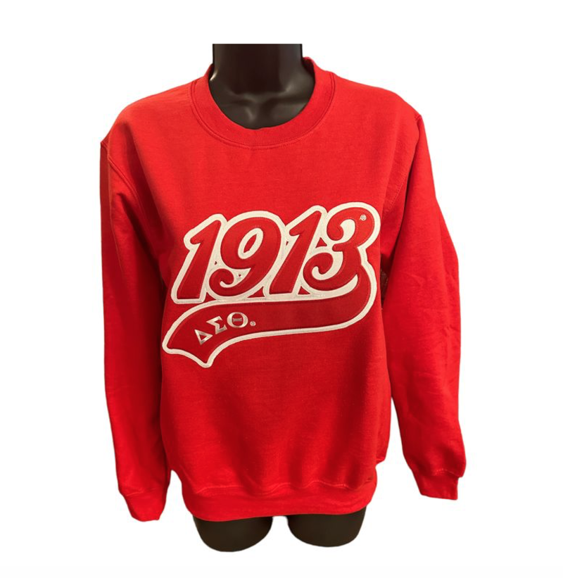 ΔΣΘ DST 1913 Red Sweatshirt