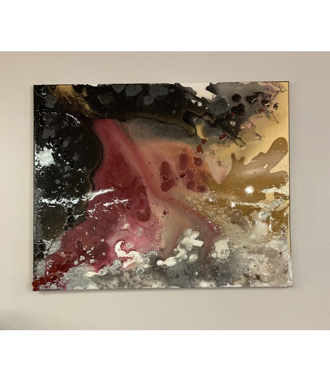 ARTWORK - Colorful Storm Resin and Crystals (FA25)