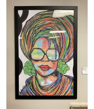 Queen of Color painting by Aisha Thomas