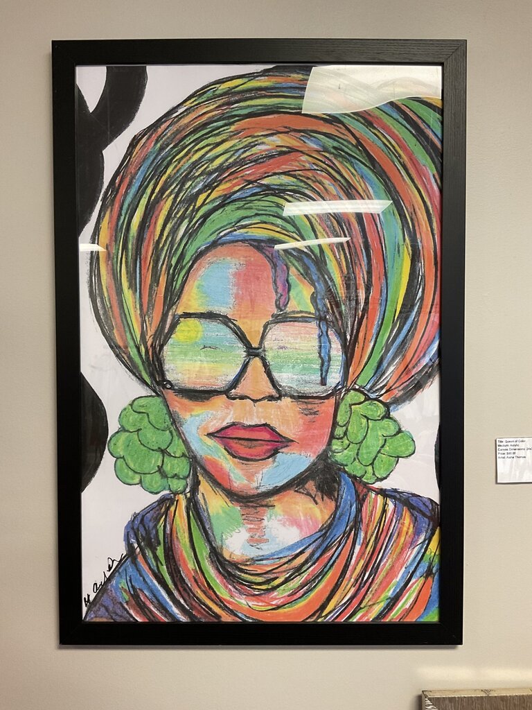 Queen of Color painting by Aisha Thomas
