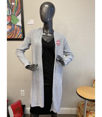 ΔΣΘ DST Long Gray Sweater w/Shield (LG) 2025