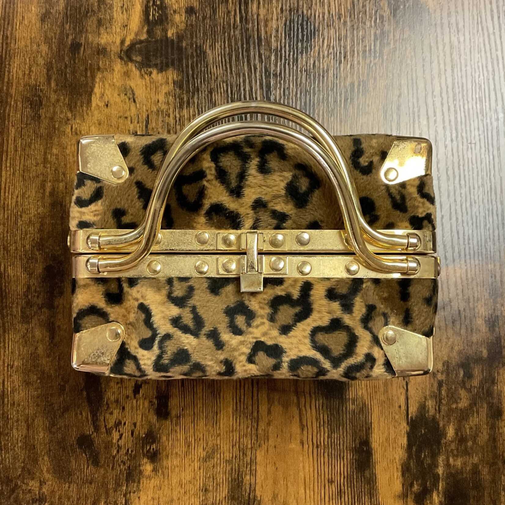 Vintage Cheetah Print purse