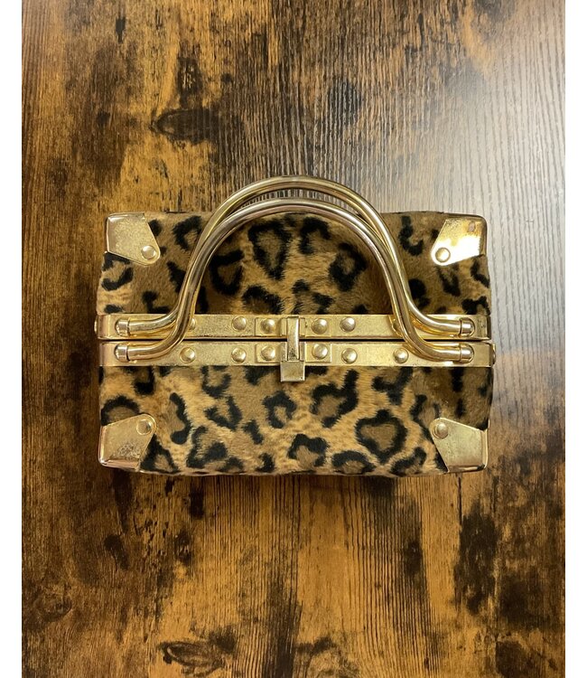 Vintage Cheetah Print purse