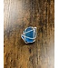 W Light Blue Crystal Ring