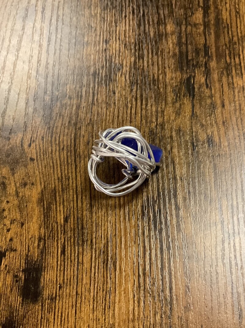 Royal Blue Crystal Ring