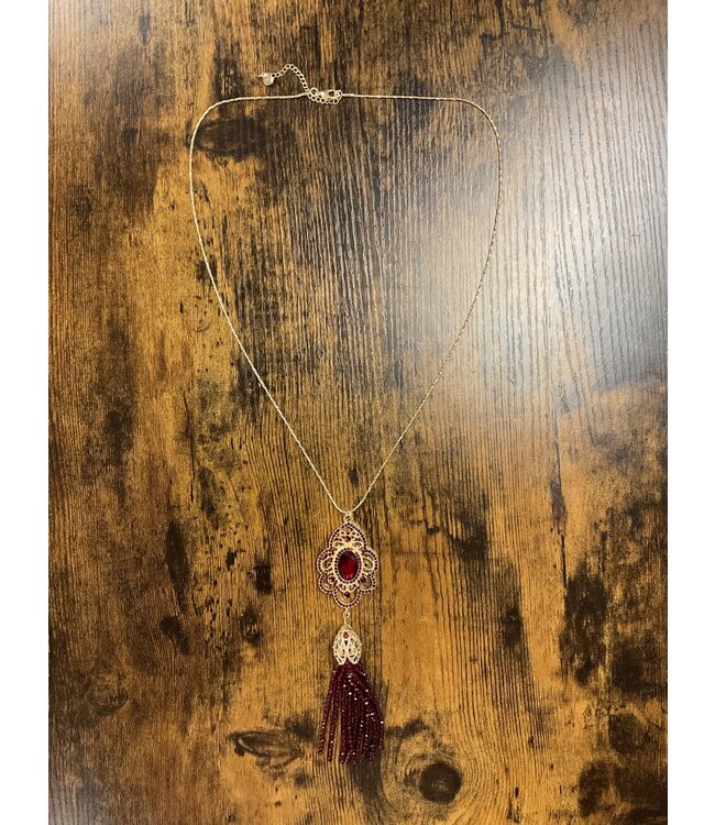 W Ruby Royalty gemstone necklace