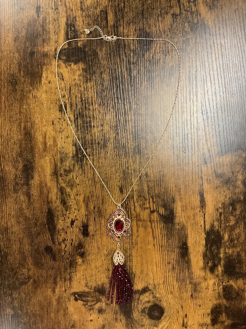 Ruby Royalty gemstone necklace