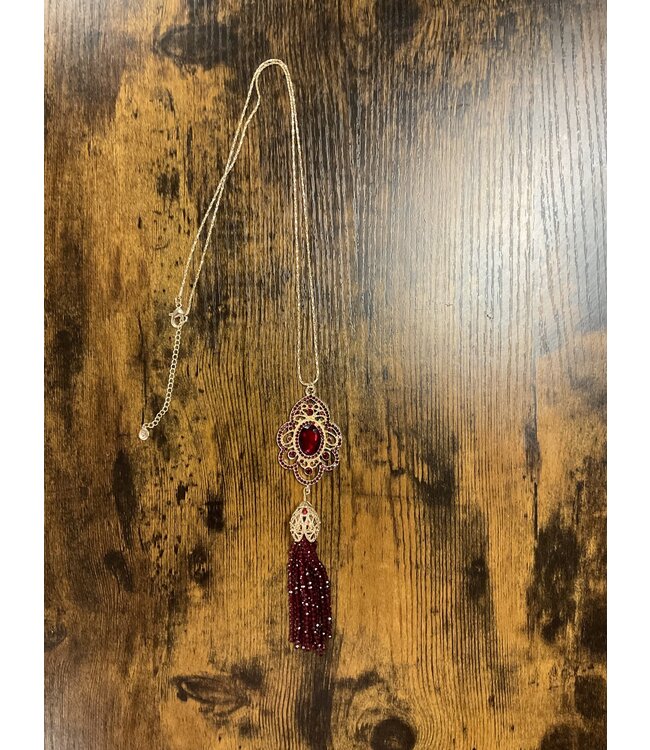 W Ruby Royalty gemstone necklace