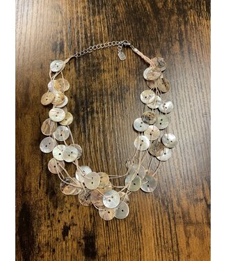 W Cute-as-a-button Choker Necklace