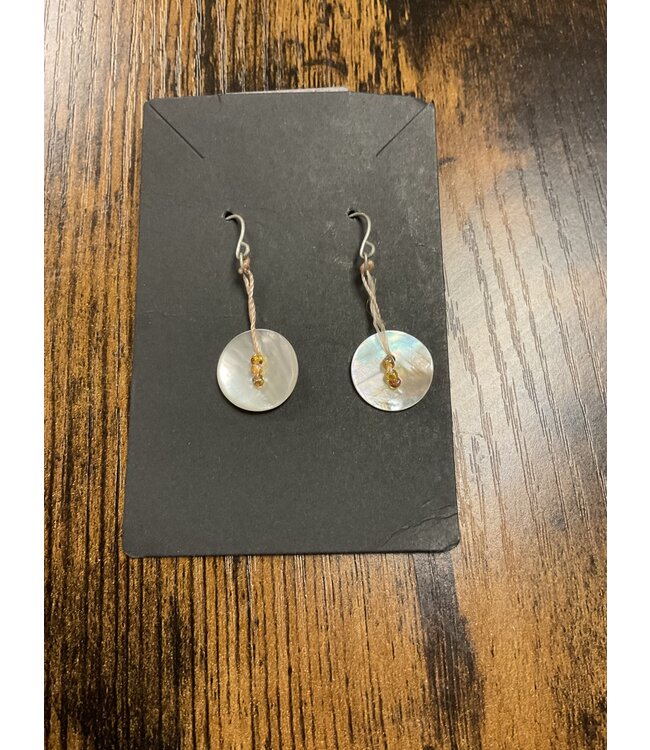 W Cute-as-a-button Earrings