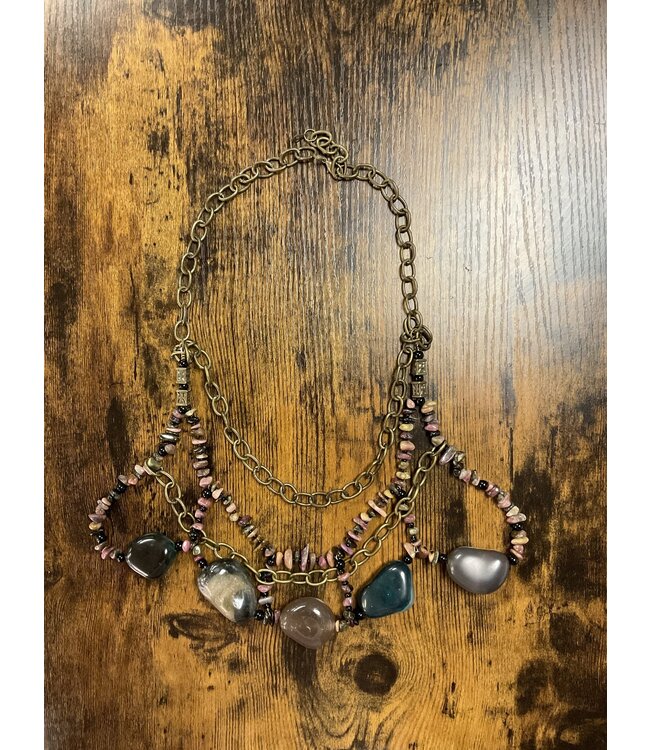 W Riverstone Necklace