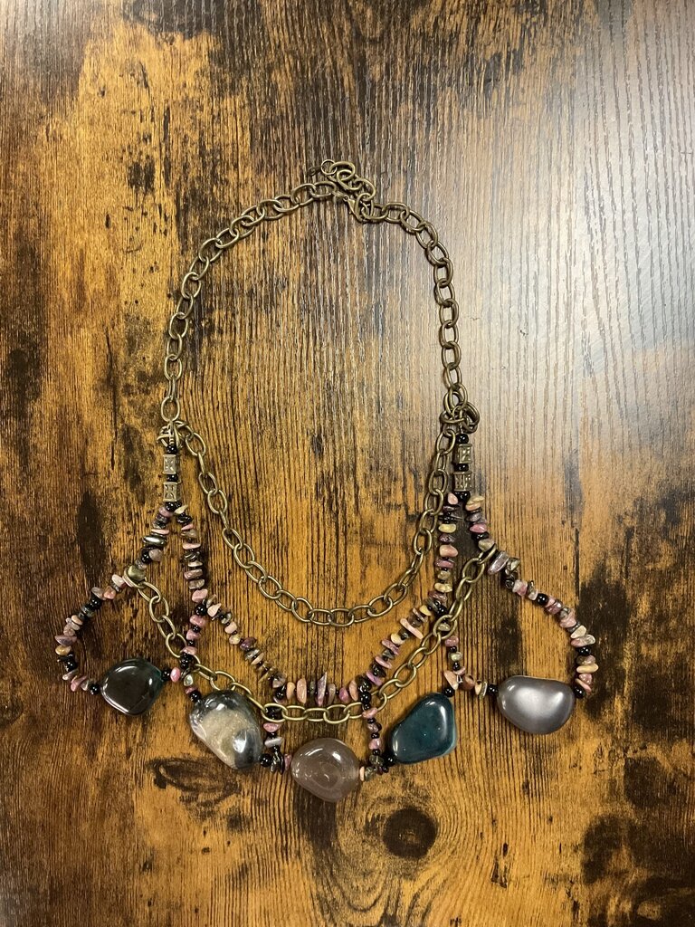 W Riverstone Necklace