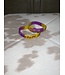ΩΨΦ OPP Color-block Silicone Bracelet (FA25)