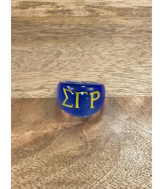 ΣΓΡ NEW! SGR Fun clear handcrafted rings