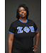 ΖΦΒ SALE! ZPB Zeta Phi Beta Ringer Tee w/ Satin Letters  (SP26)