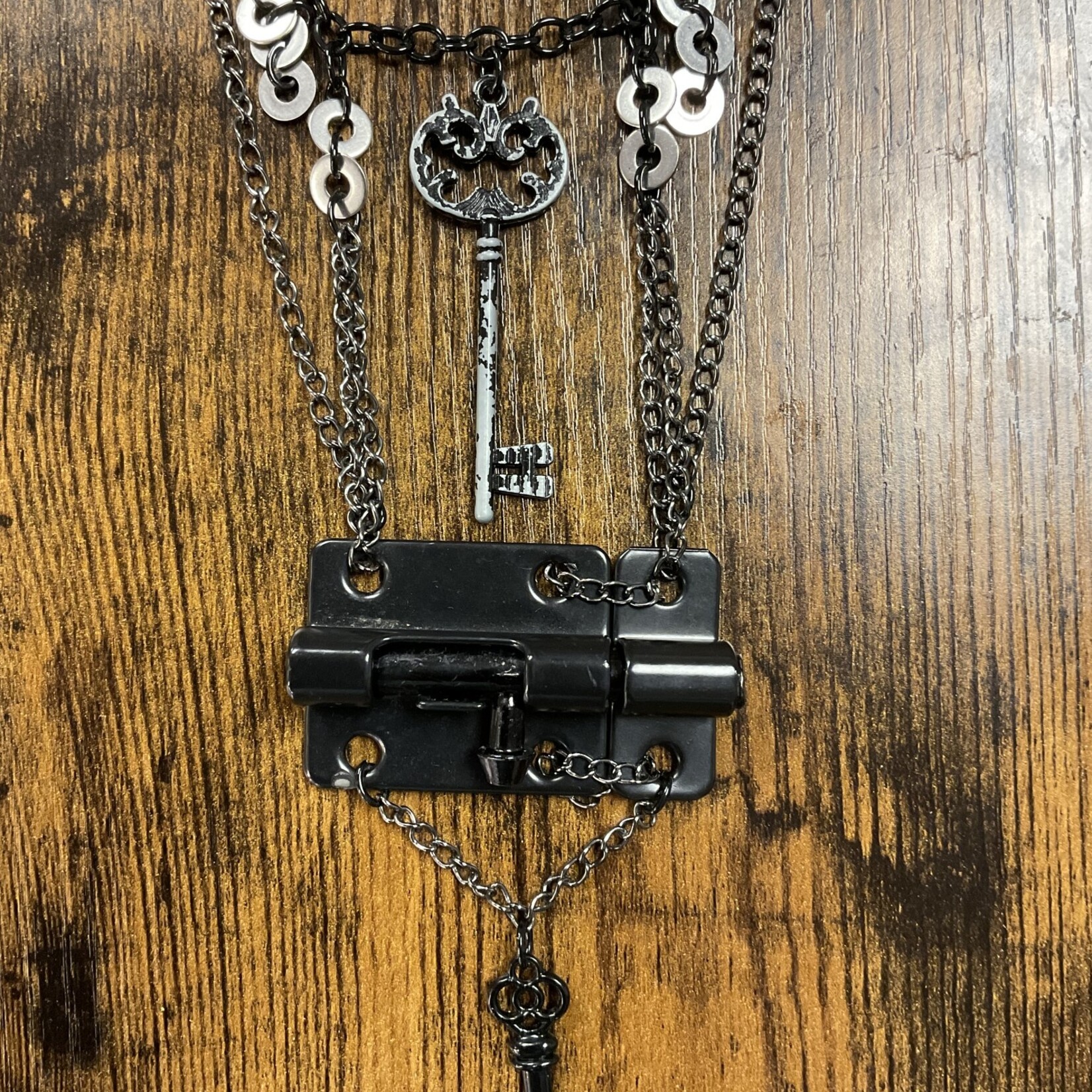 W “Lock and Key” Necklace