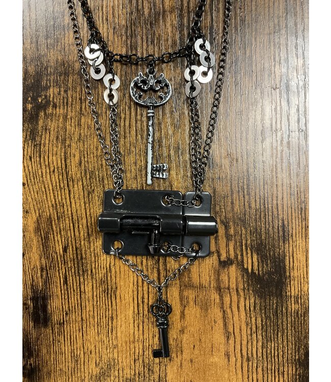 W “Lock and Key” Necklace