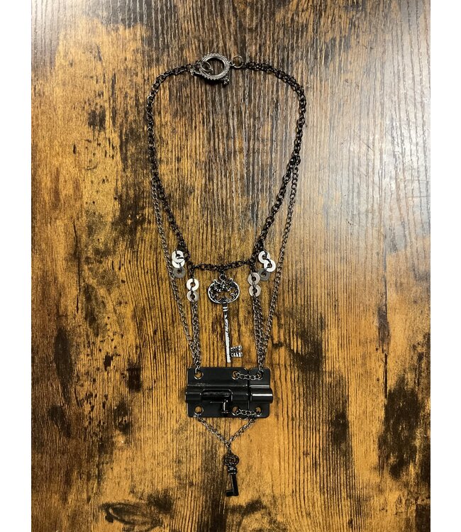 W “Lock and Key” Necklace