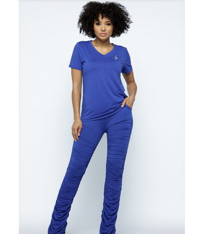 ΖΦΒ ZPB Blue Set with Ruffled Pants