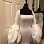 ΔΣΘ DST White Blossom Sleeve Dress
