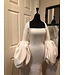 ΔΣΘ DST White Blossom Sleeve Dress (SM) 2025